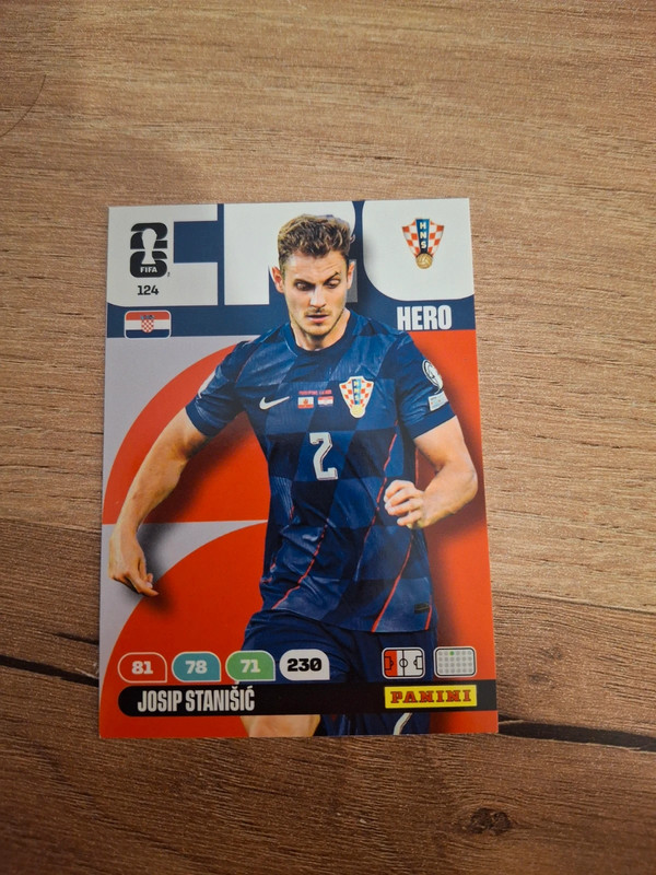 Carte panini coupe du monde 2026 Stanisic