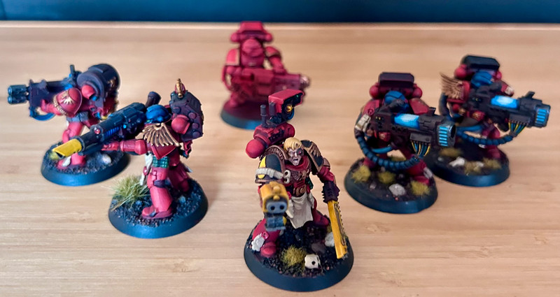 Blood Angels Devastator squad