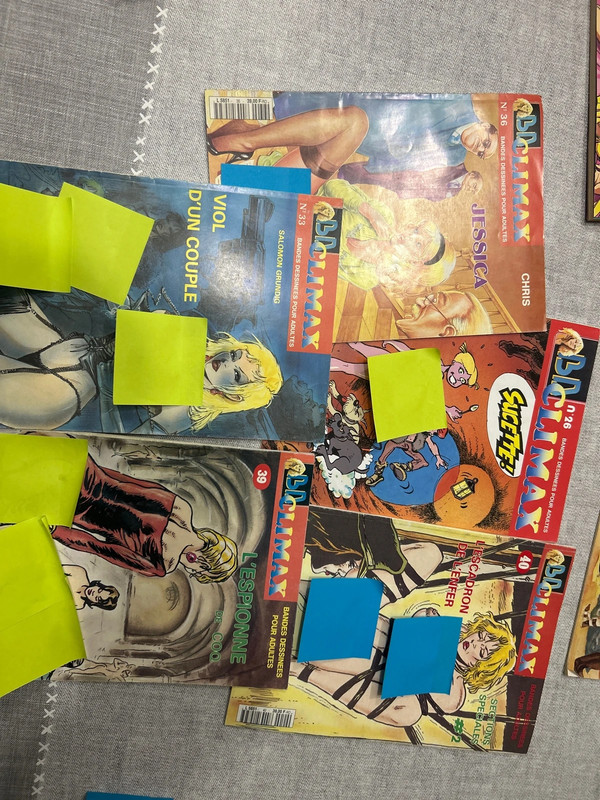 Lot BD adultes climax