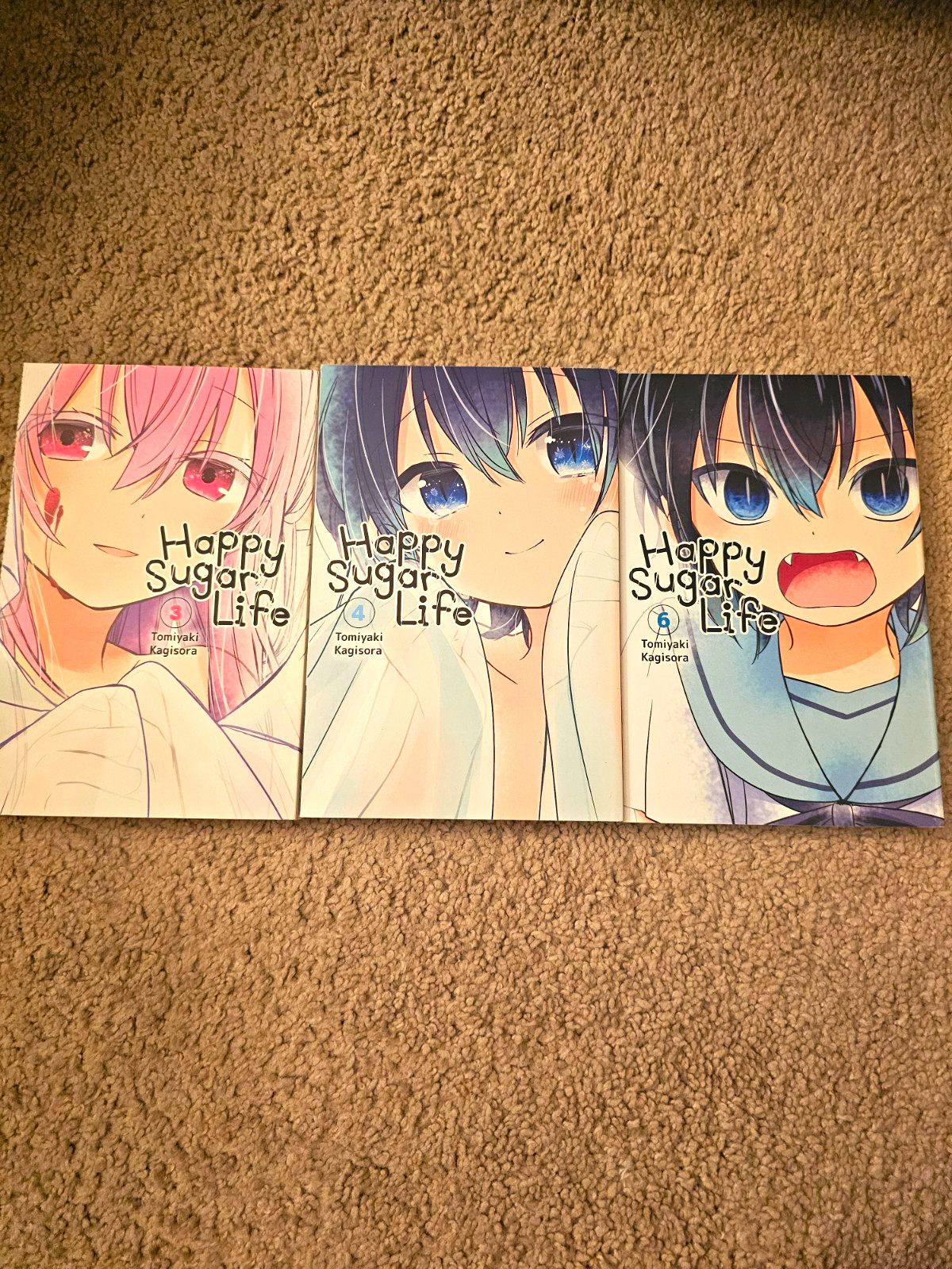 Lotto manga Happy Sugar Life copertina morbida inglese Yen Press Tomiyaki Kagisora