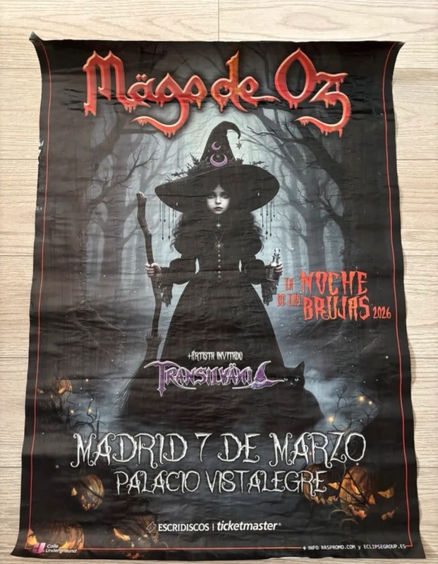 Maxi Poster Mago de Oz La Noche de las Brujas
