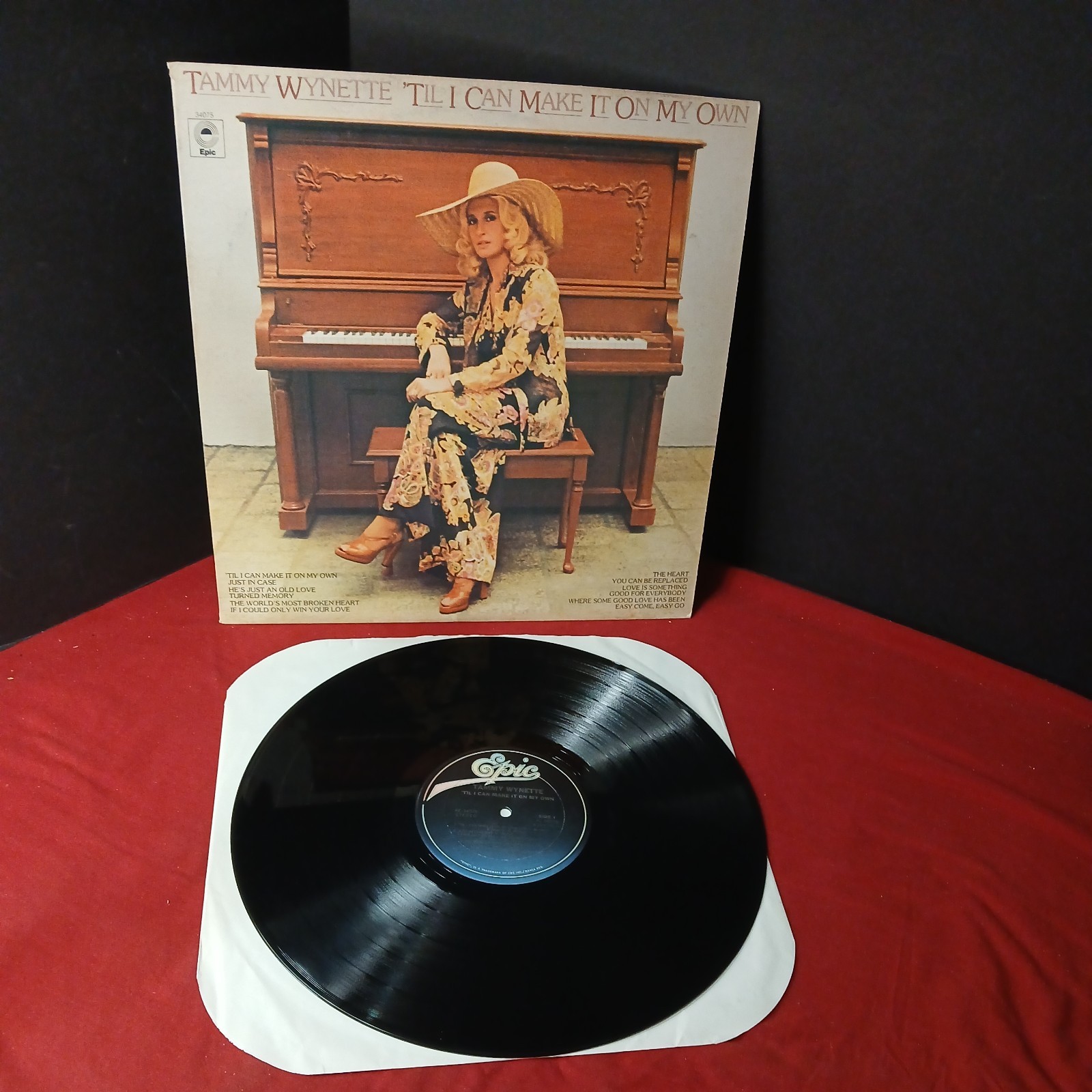 Tammy Wynette - ‘Til I Can Make It On My Own Vinyl LP - 1976 Epic KE 34075 NM/EX
