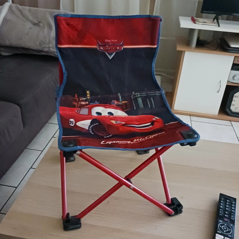 Chaise camping Cars 4/6 ans