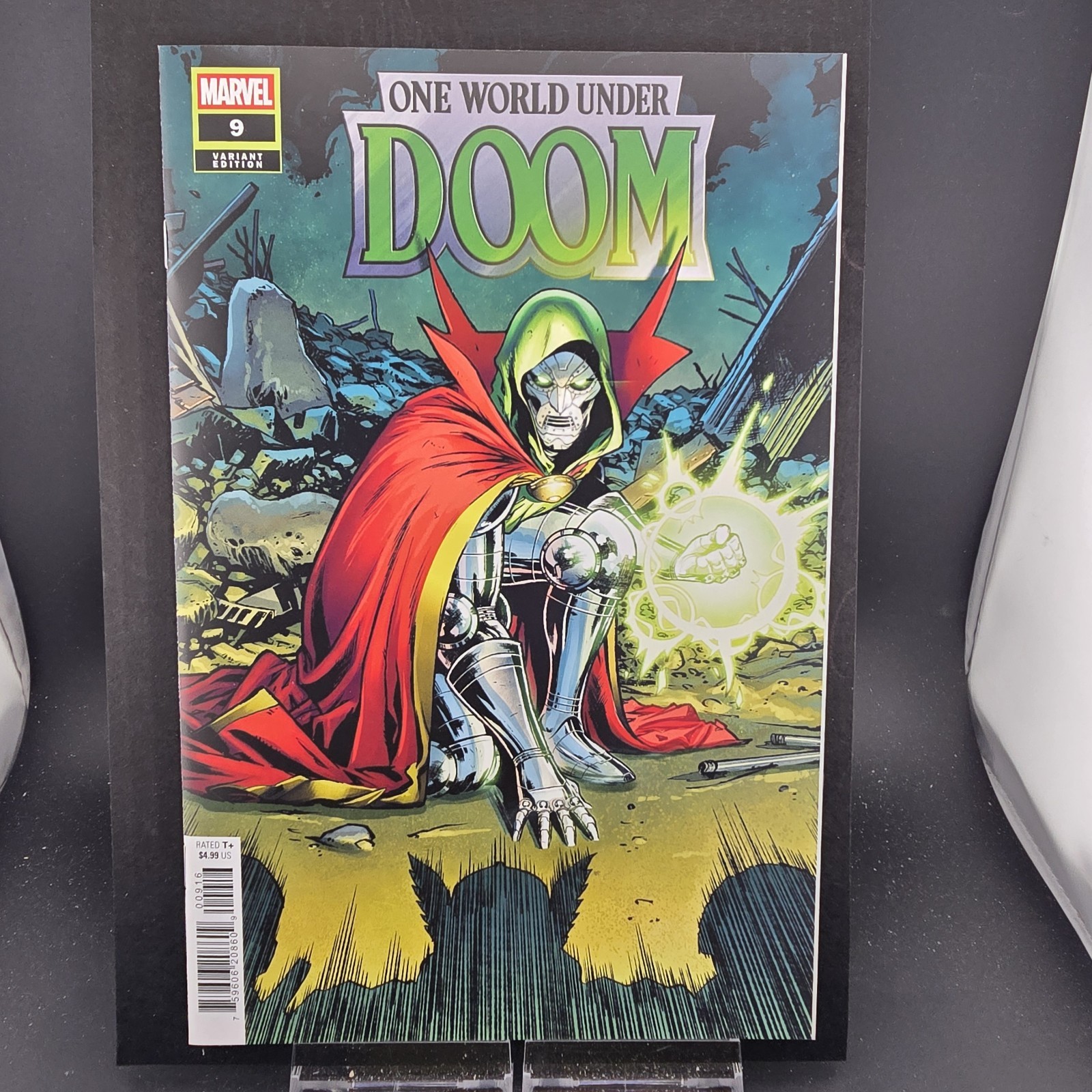 ONE WORLD UNDER DOOM 9 DELLA FONTE 1:25 INCENTIVE VARIANT MARVEL COMICS NM