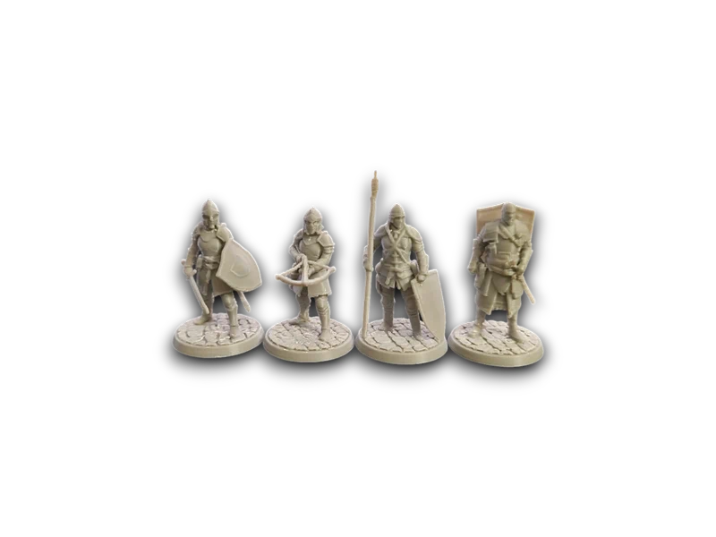 Miniatura Guardie Cittadine/Cavalieri per D&D