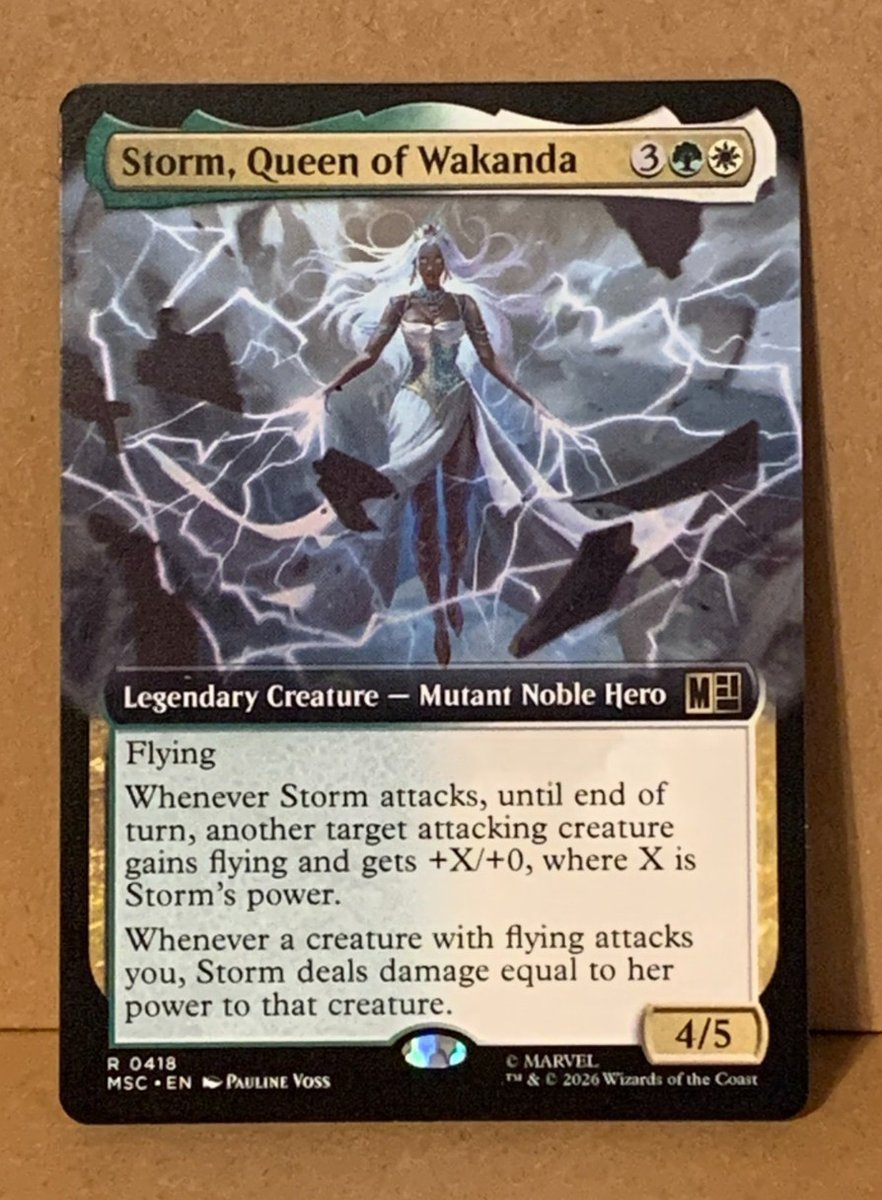MTG Marvel Super Heroes-Commander-Storm, Queen of Wakanda - Extended Art- 0418
