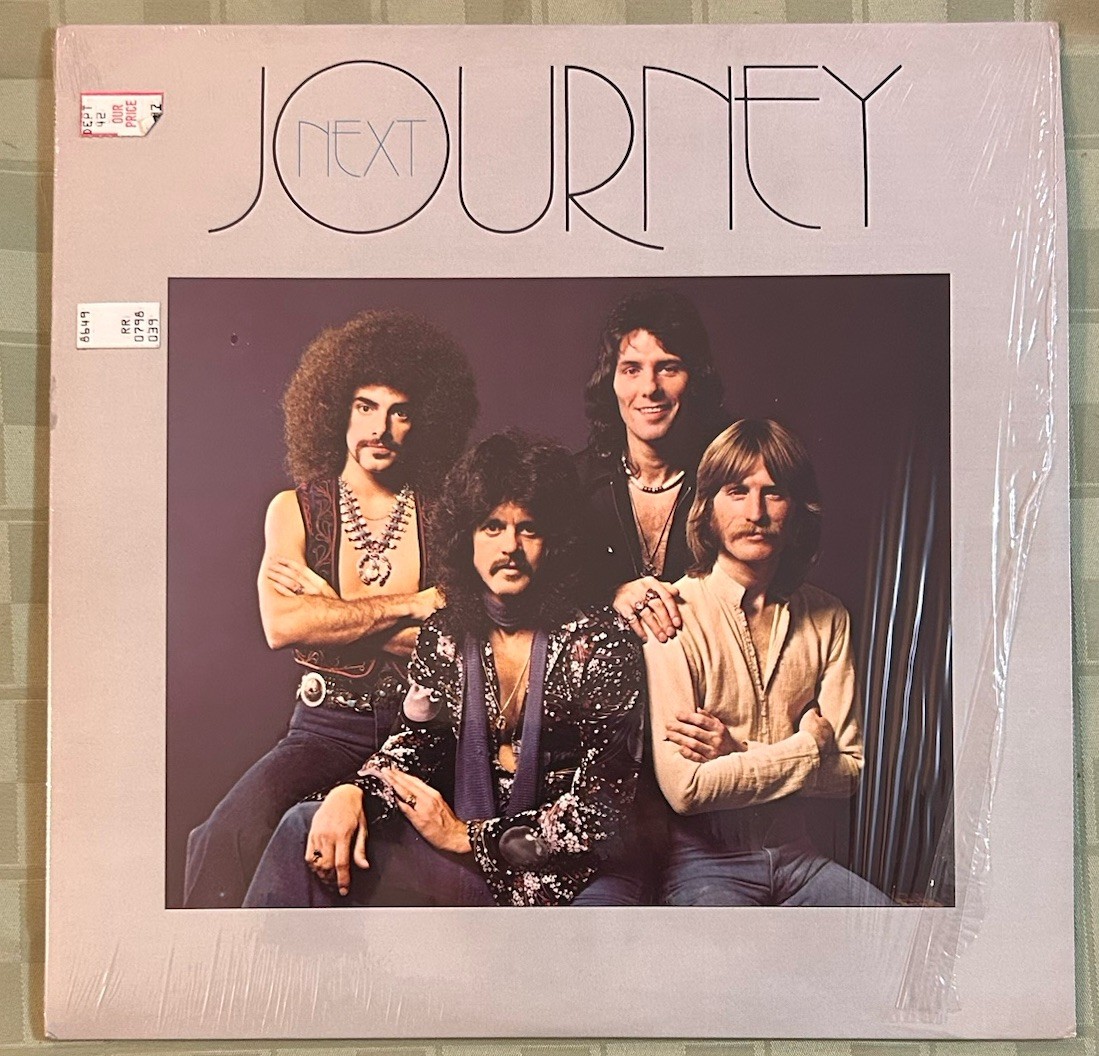 Journey Next 1977 Vinyl LP In Shrink PC 34311 Original Inner Sleeve