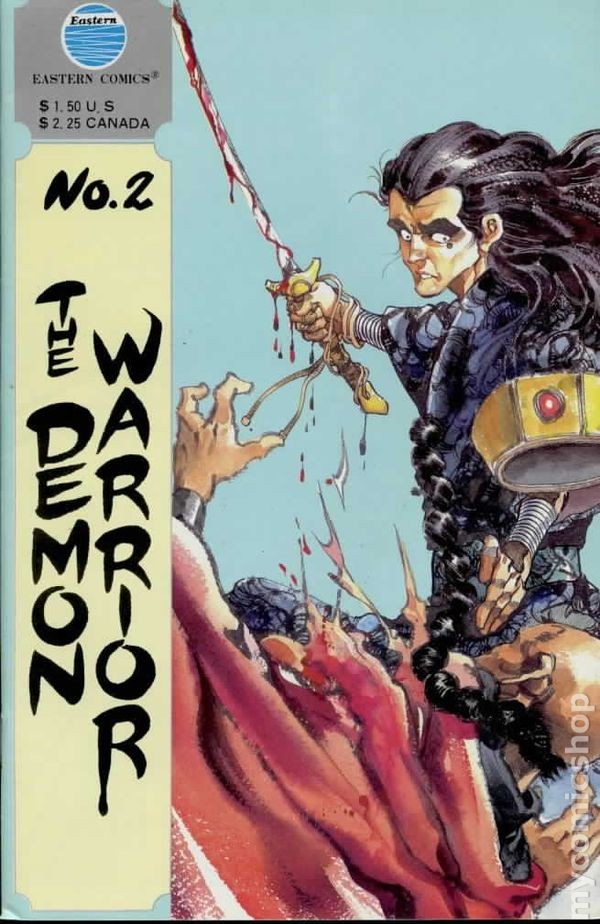 Demon Warrior #2 FN 6.0 1987 Immagine Stock