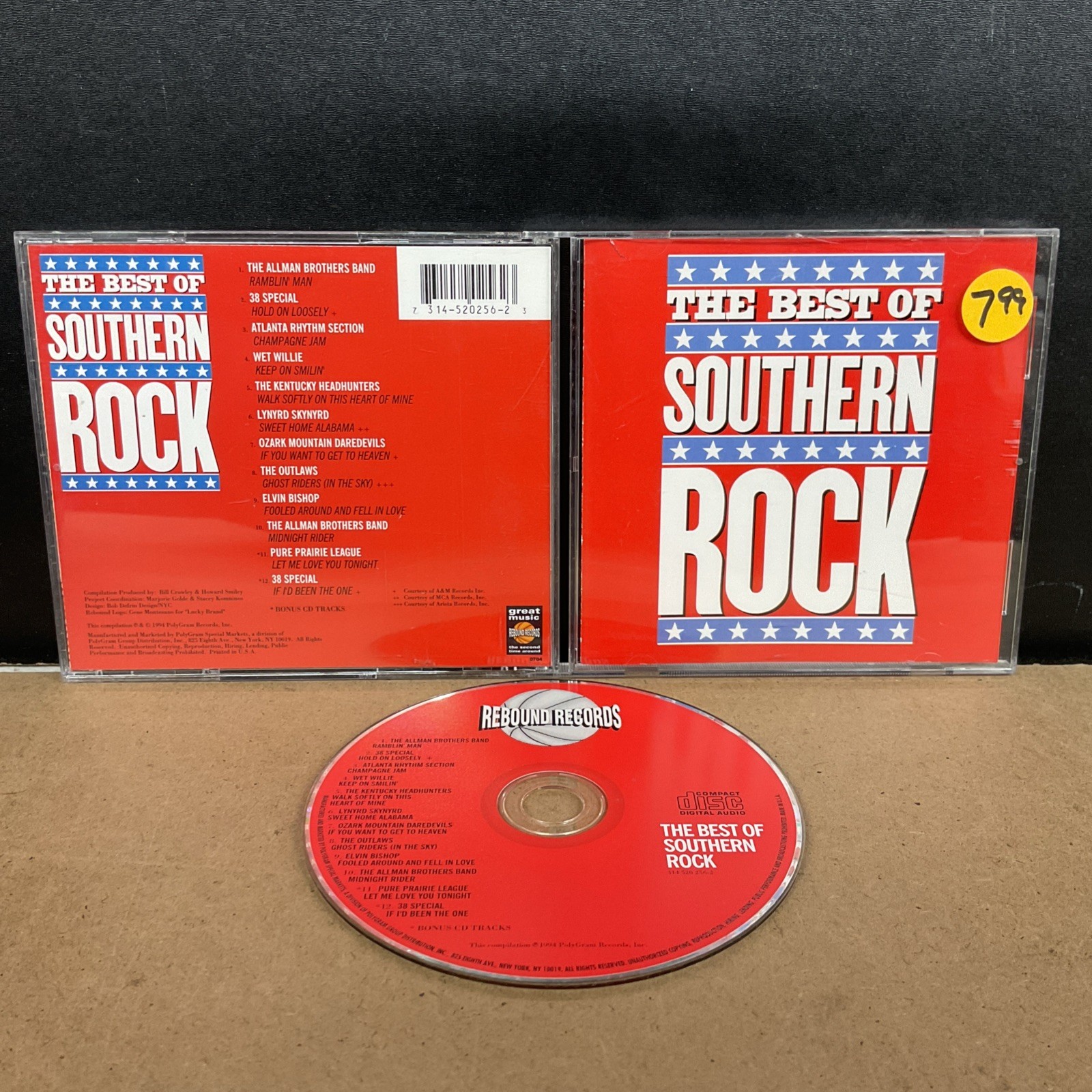 Best of Southern Rock by Various (CD, 1995)