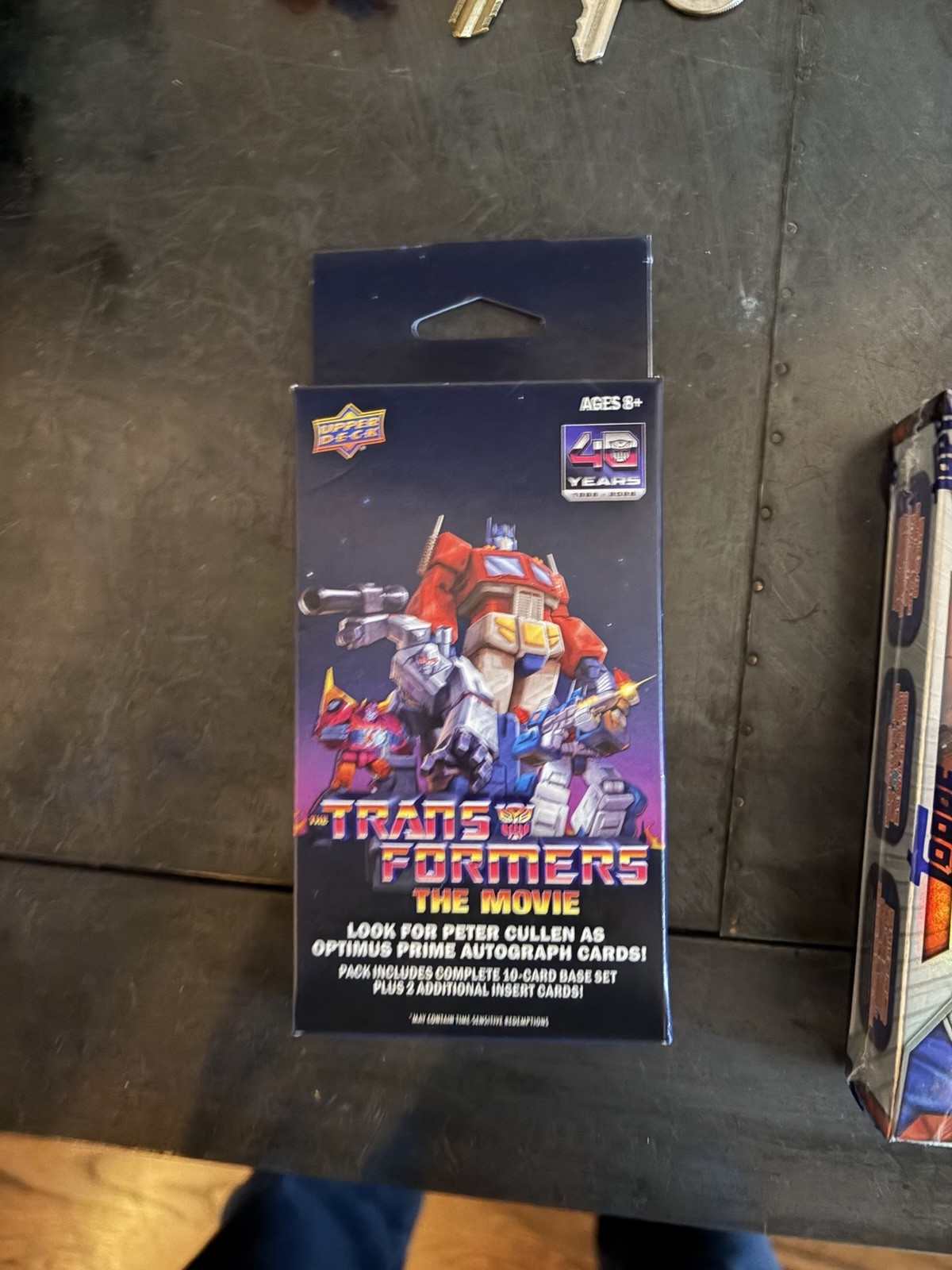 2026 Upper Deck Transformers The Movie Edizione Speciale Trading Cards Hanger Box