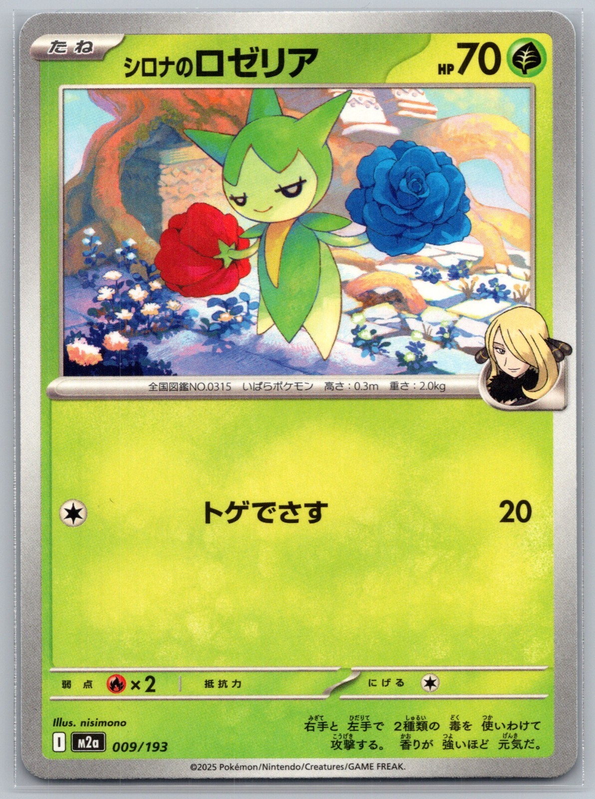 Roselia ~ Carte Pokemon Carine ~ Collezione Pokemon Tipo Erba