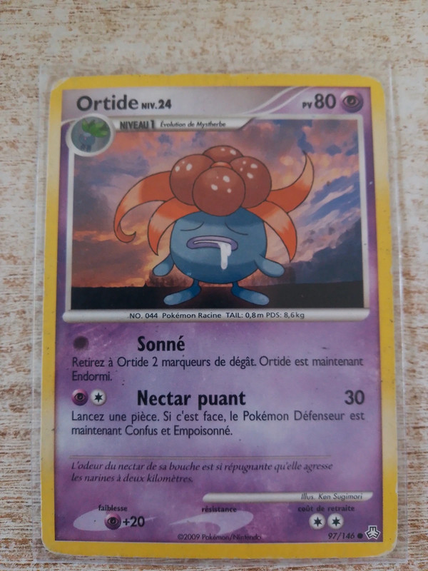 Carte Ortide 97/146 pokémon