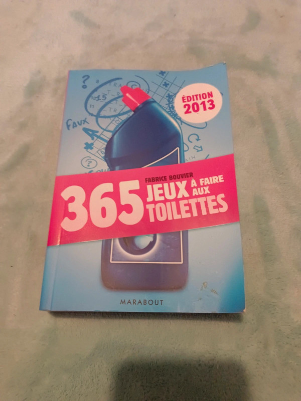 Livre 365 jeux a faire au toilette