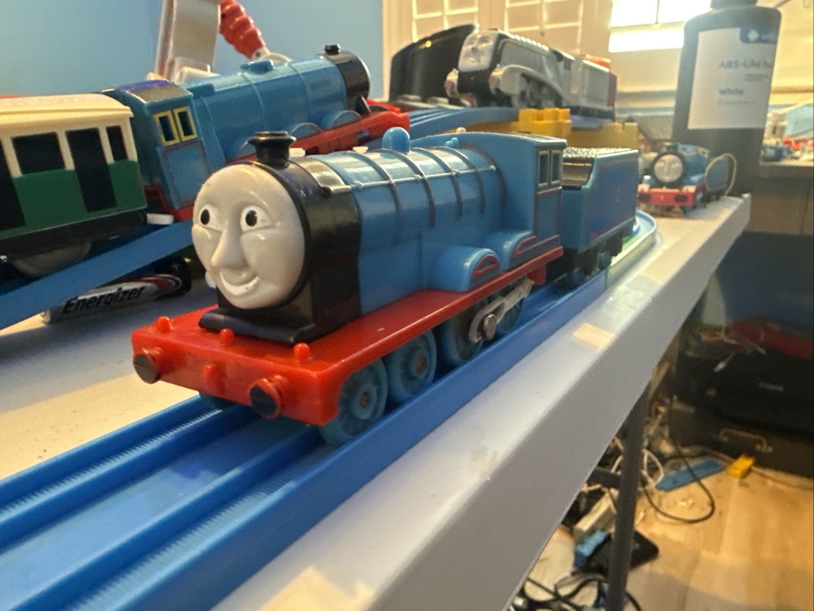 Trackmaster Thomas 2009 Mattel Edward riparato e restaurato