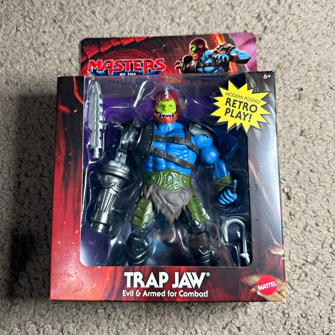 MATTEL MASTERS OF THE UNIVERSE TRAP JAW ACTION FIGURE BRAND NEW