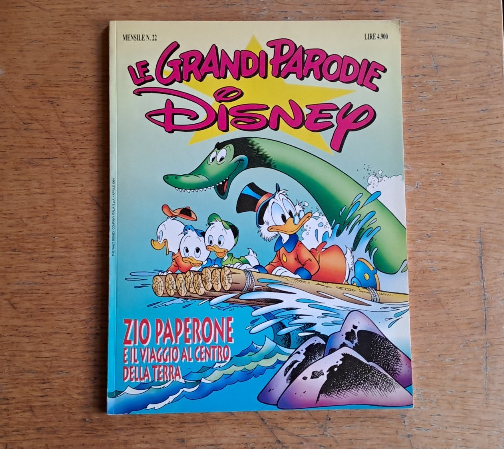 Le Grandi Parodie Disney n. 22: Zio Paperone e il viaggio al centro della Terra