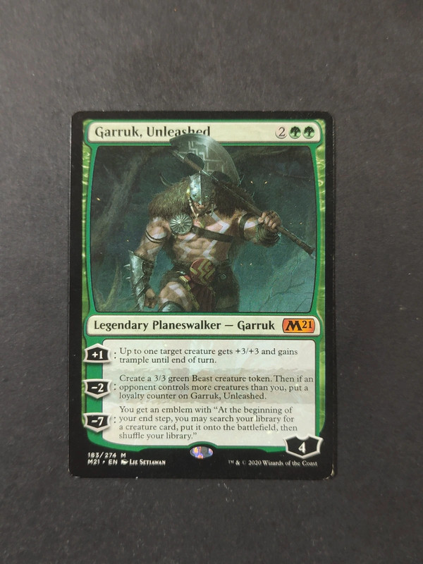 Magic the Gathering/ Set Base 2021 Garruk, Unleashed
