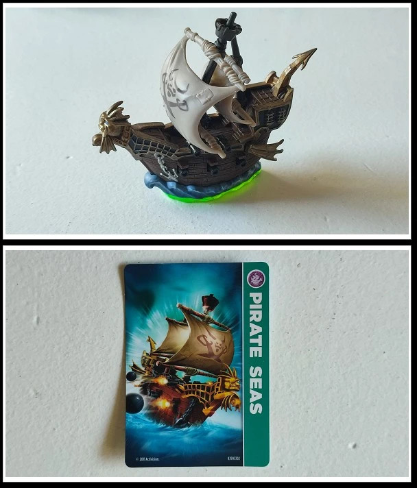 Skylanders Pirate seas : figurine et carte