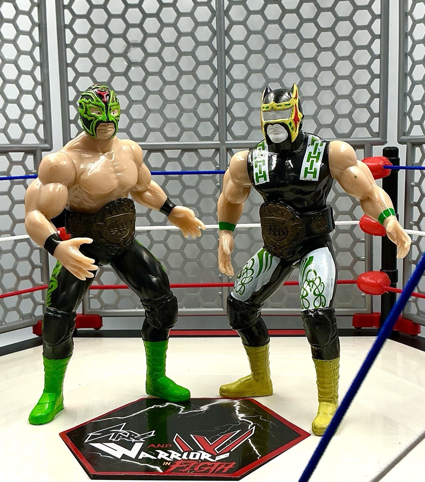 Mexican Lucha Libre Abismo Negronis & Titan CMLL 7in Action Figure Mexican Toys