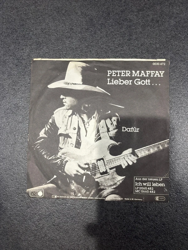 Peter Maffay „Lieber Gott  Dafür“ Vinyl Single