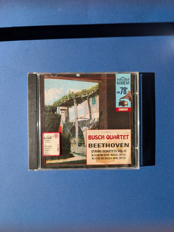 Beethoven – String Quartets 12 & 14 – Busch Quartet – Arkadia 78515 – CD