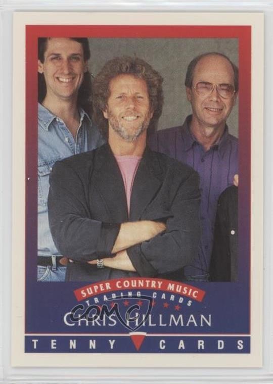 1992 Tenny Cards Super Country Music Chris Hillman 1p1