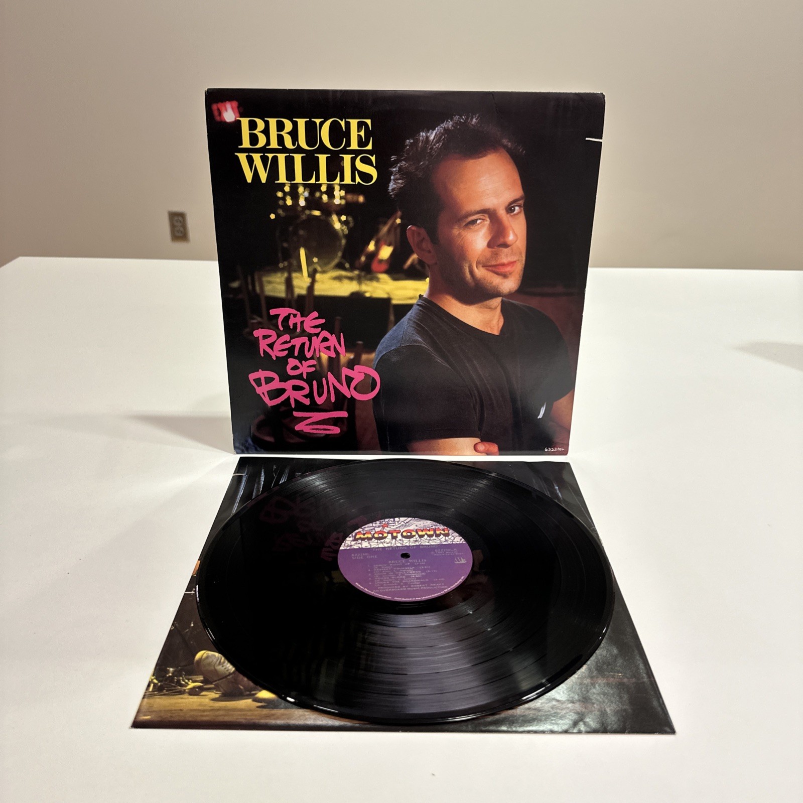 BRUCE WILLIS THE RETURN OF BRUNO MOTOWN 6222 ML POP ROCK BLUES INNER SLEEVE 