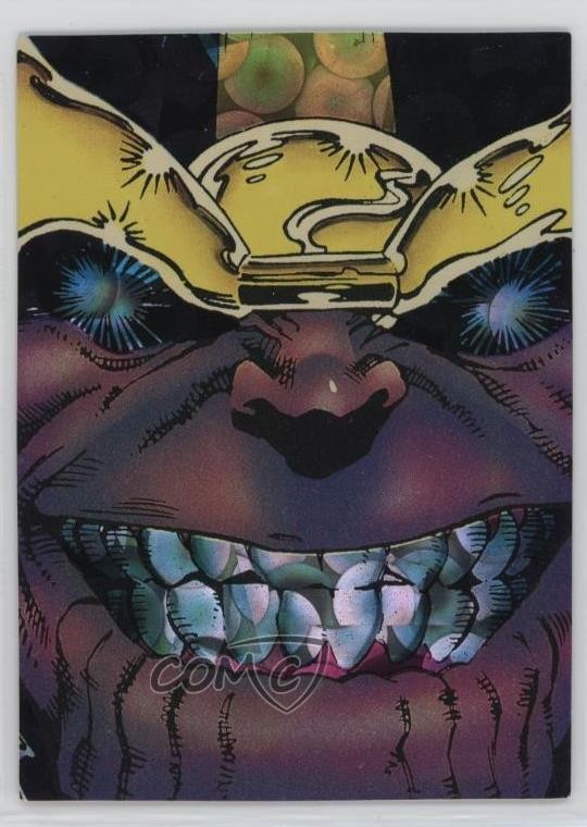 1992 Comic Images Marvel Silver Surfer All-Prism Thanos #39 0gy1