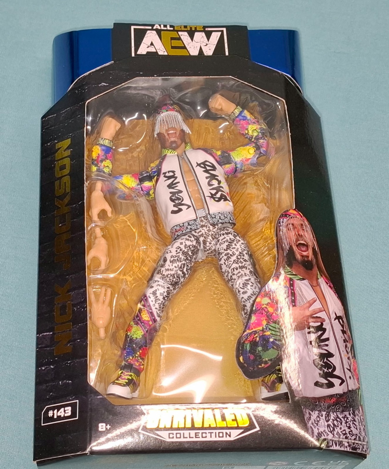 AEW Unrivaled #143 Nick Jackson 6 Inch Figure New Walmart 