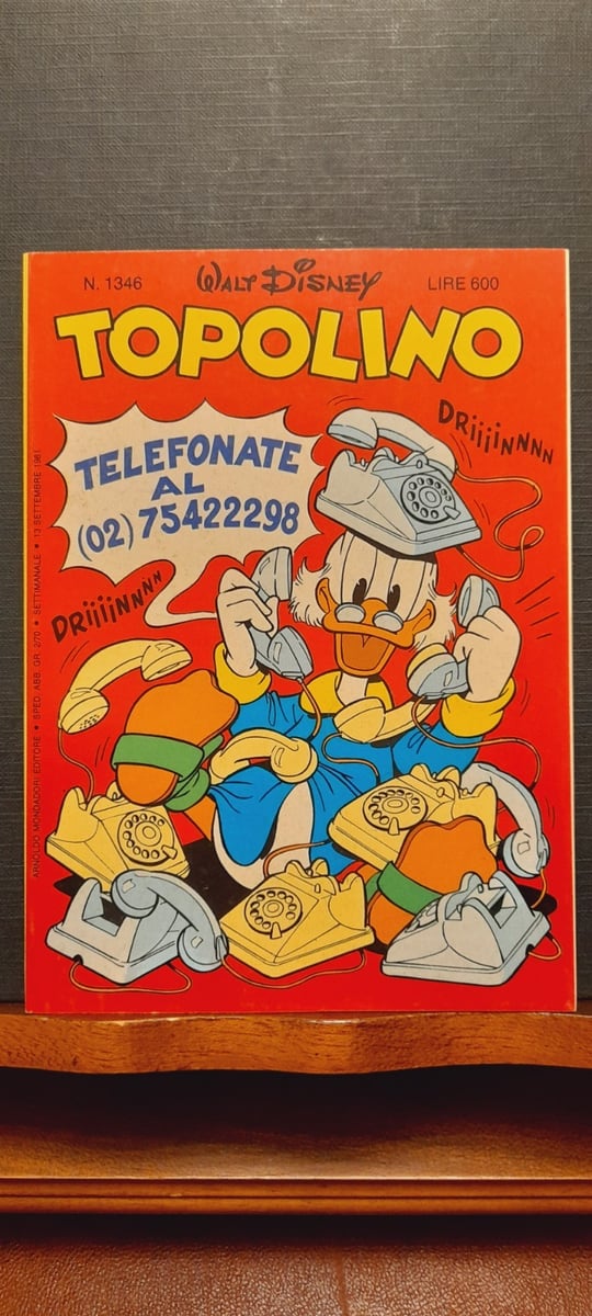 TOPOLINO LIBRETTO 1346 del 13-9-1981 - EDICOLA