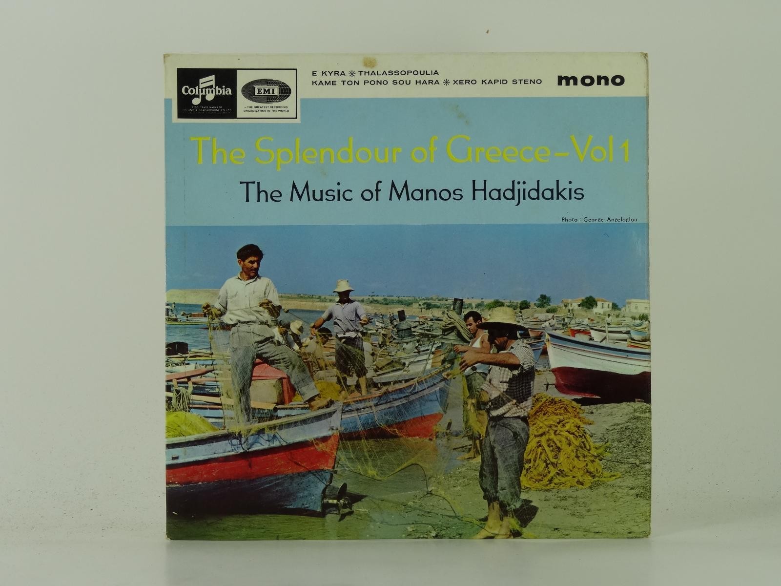 THE SPLENDOUR OF GREECE - VOL 1 THE MUSIC OF MANOS HADJIDAKIS (50) 4 Track 7" Si