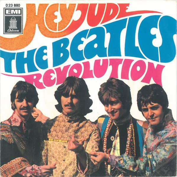 The Beatles - Hey Jude / Revolution (7", Single, Mono) 1968 (VG+|G+)