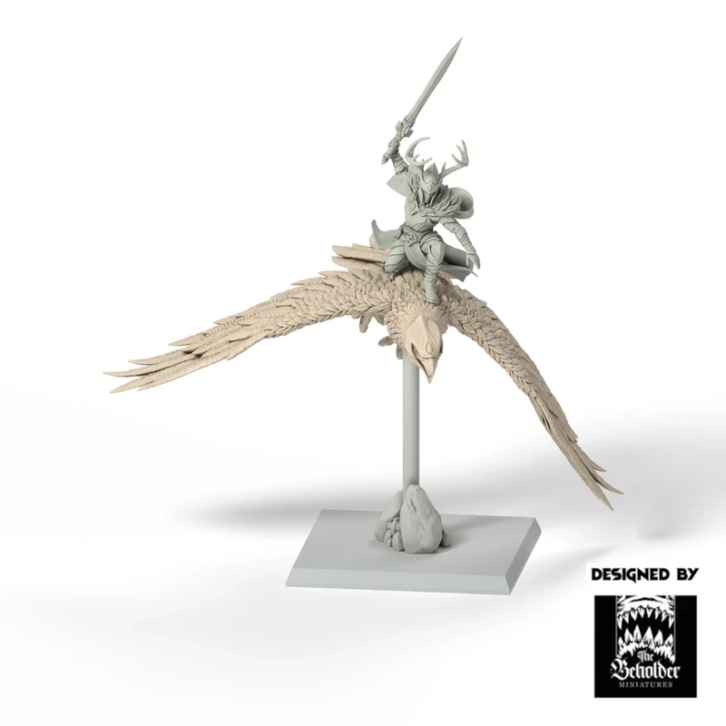 Faelar en Águila Elfos Silvanos Beholder 32mm
