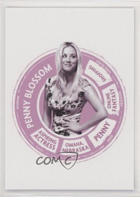 2016 Cryptozoic The Big Bang Theory Seasons 6 & 7 Portraits Penny #CP3 ux6