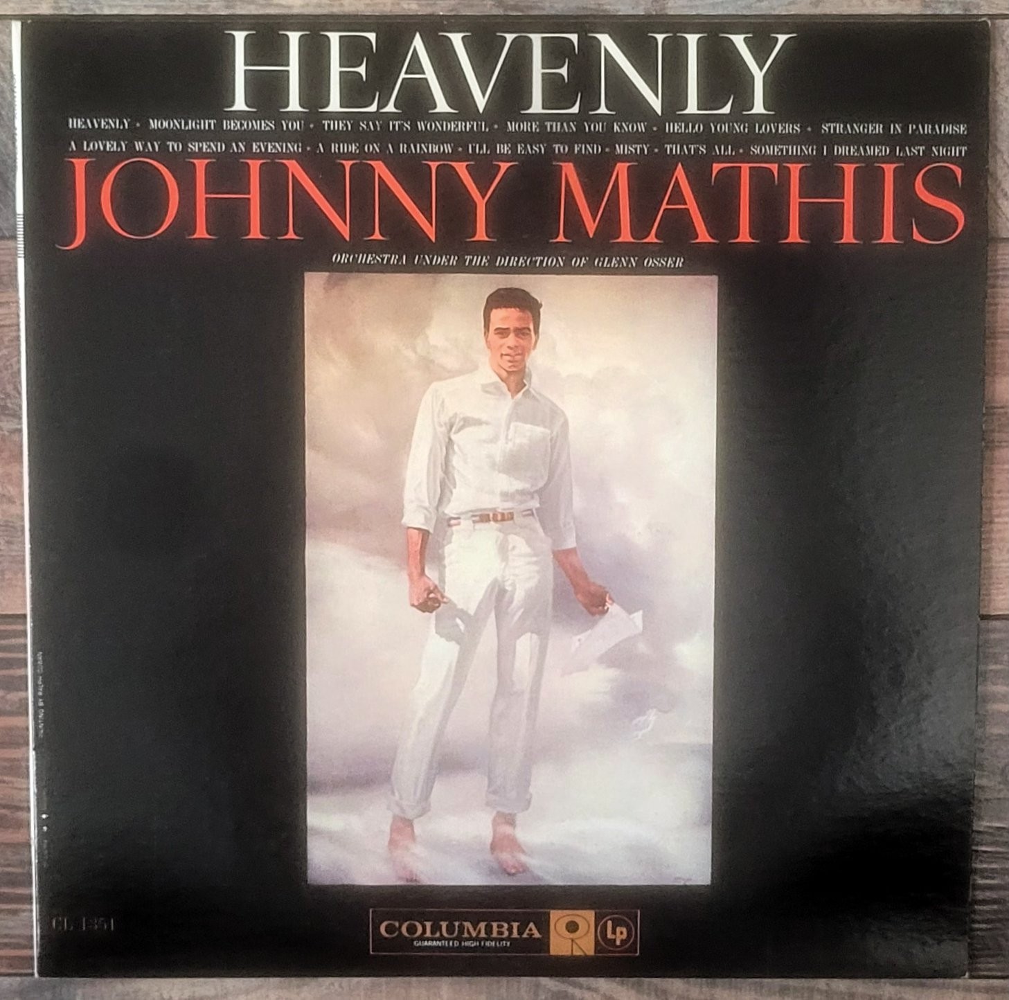 Johnny Mathis Heavenly Orig 1959 Columbia Vinyl LP CL 1351 VG+/NM