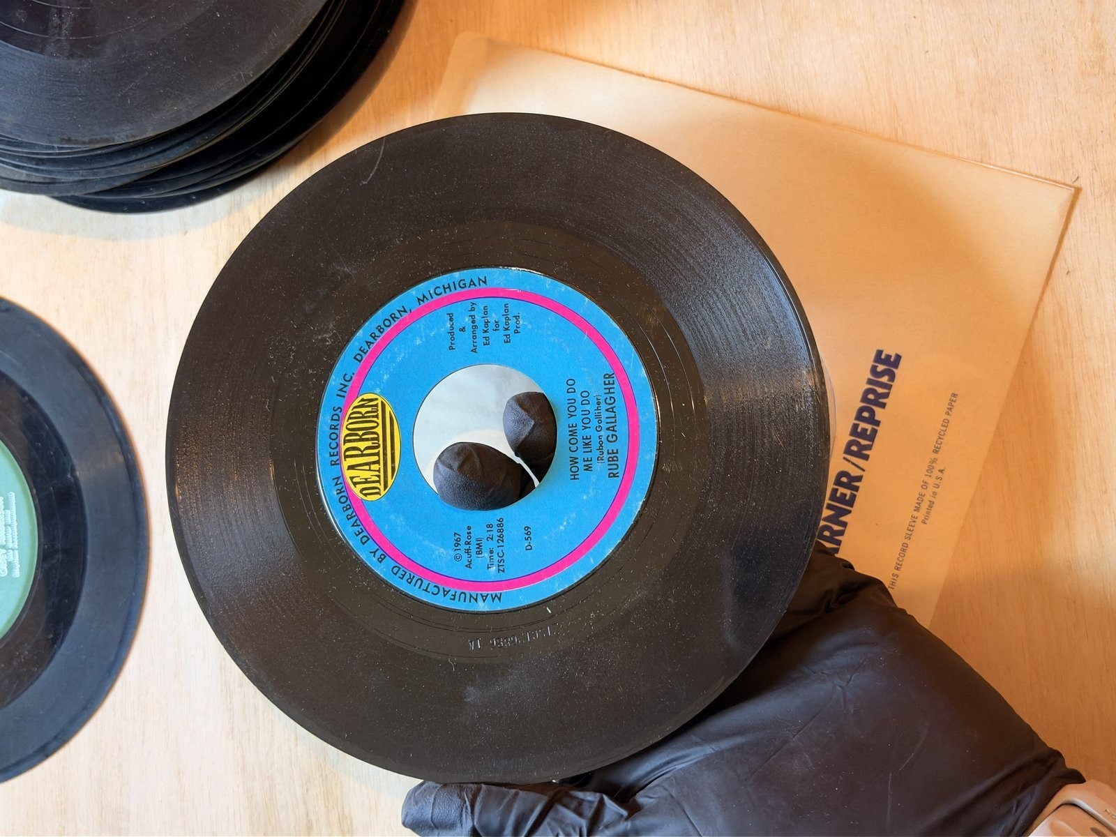 Rube Gallagher How Come You Do Me Like You Do Dearborn D-569 45 1967 Soul