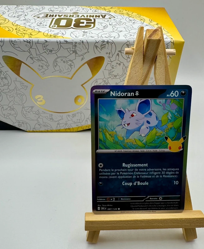 Carte Pokémon 30 ans Nidoran