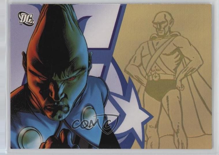 2007 Rittenhouse DC Legacy Gold Martian Manhunter #21 o1h