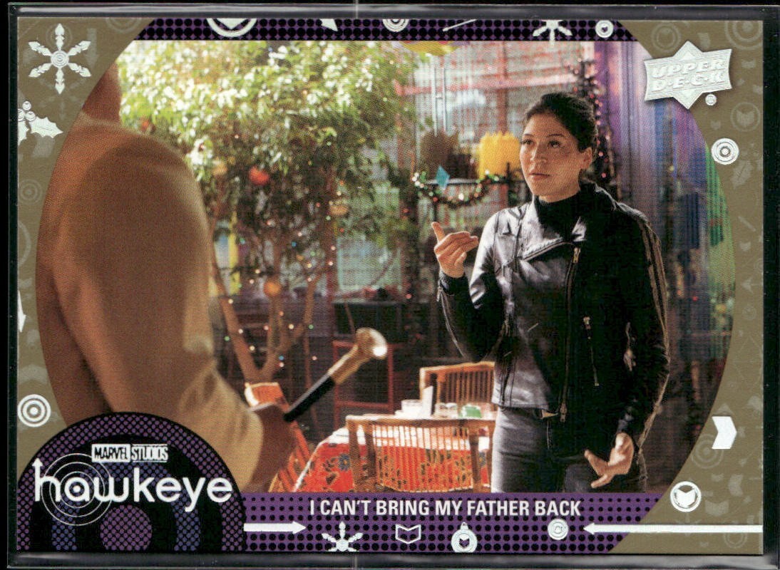 2023 Upper Deck Marvel Hawkeye Gold Parallel /57 #75 - Can't Bring Father Back