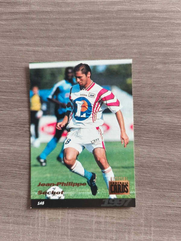 Carte Jean-Philippe Séchet ASNL Nancy Lorraine Football Club Foot Collector France D1