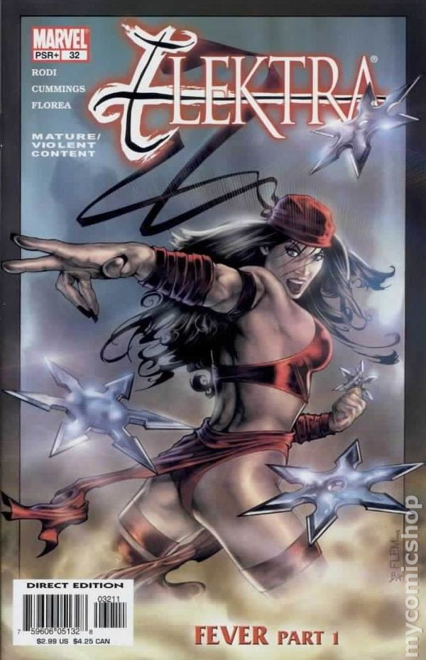 Elektra #32 VG+ 4.5 2004 Stock Image Low Grade