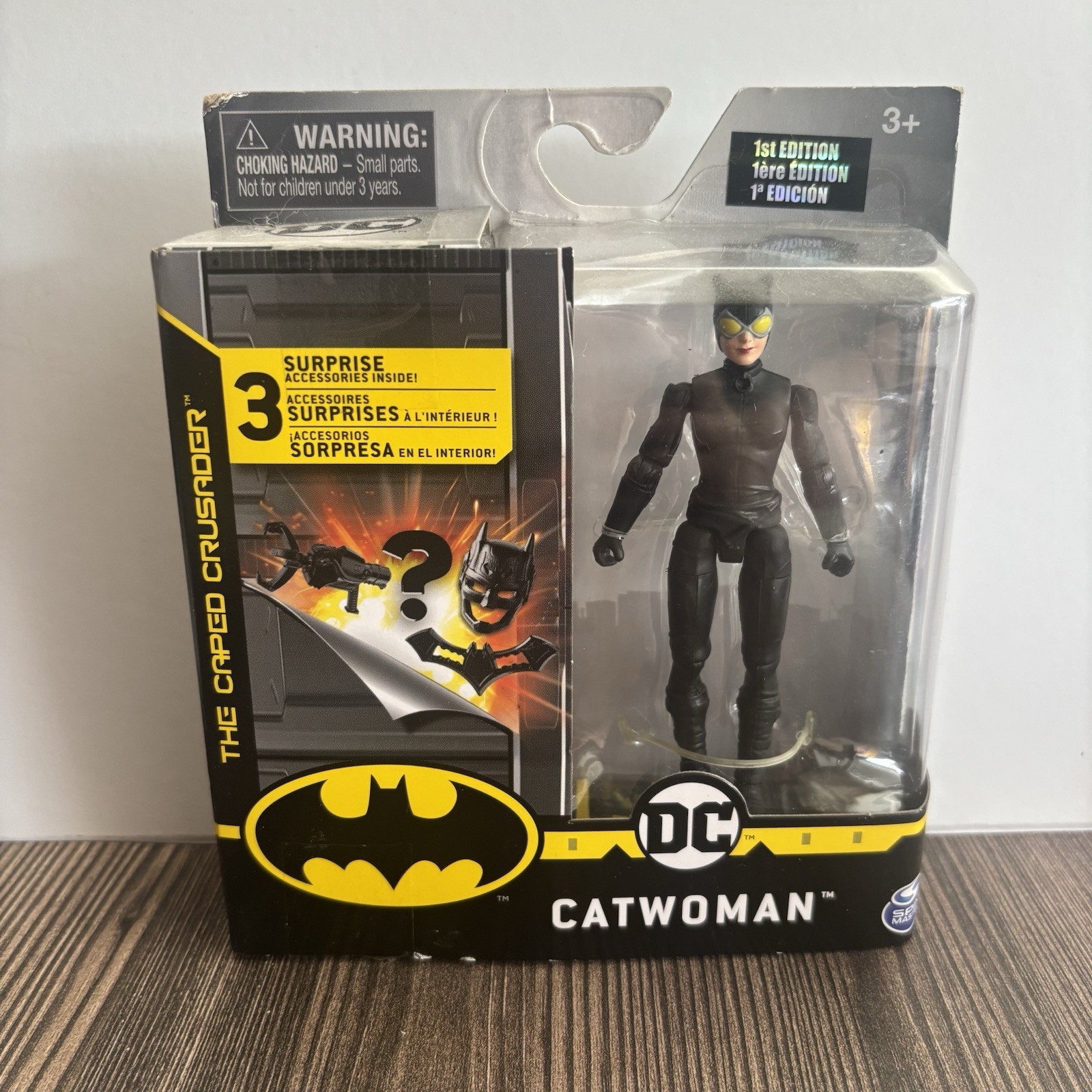 Modellino CATWOMAN DC Batman Spin Master Caped Crusader 4" 1° Edizione Nuovo