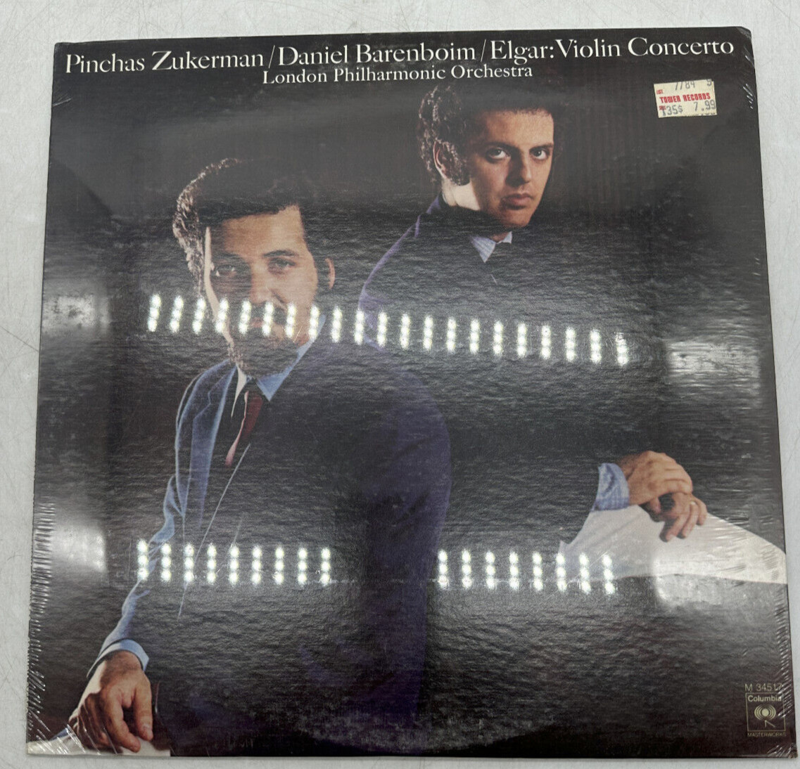 Pinchas Zukerman Daniel Barenboim Elgar Violin Concerto Columbia M 34517 NEW
