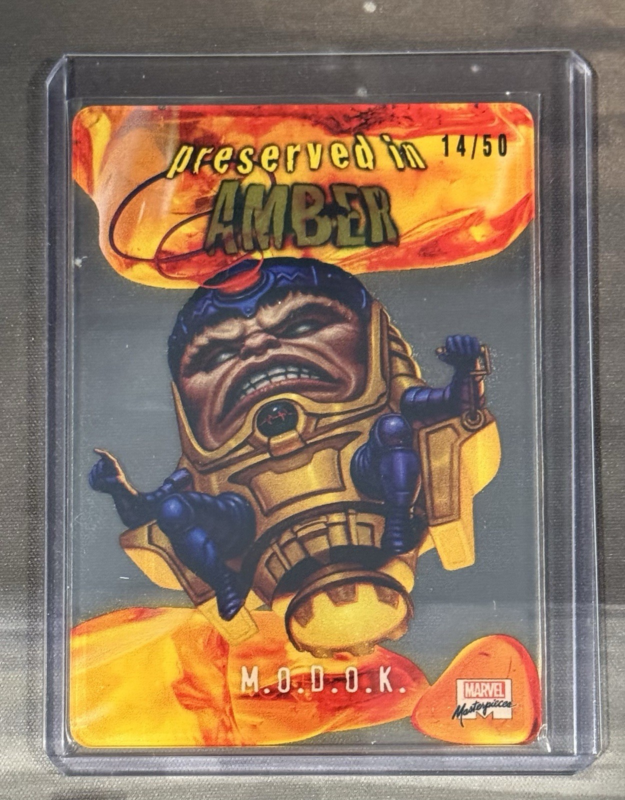 Capolavori Marvel 2022 conservati in plexiglass ambrato /50 MODOK #PA-28
