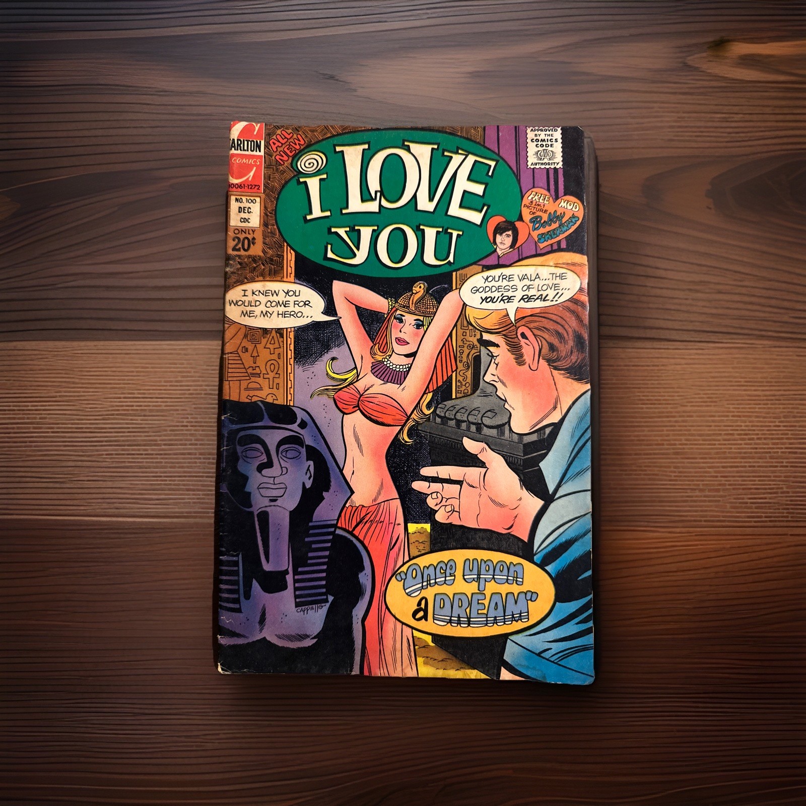 I LOVE YOU #100 Charlton Comics Vince Appelo 1973 età del bronzo