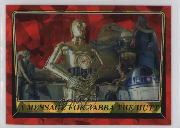 2023 Topps Chrome Sapphire Star Wars ROTJ A Message for Jabba The Hutt #17 0s9t