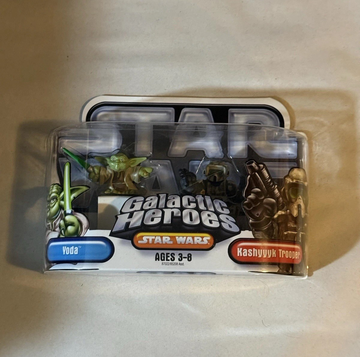 Star Wars Galactic Heroes YODA & KASHYYYK TROOPER Hasbro set 2 figurine 2005