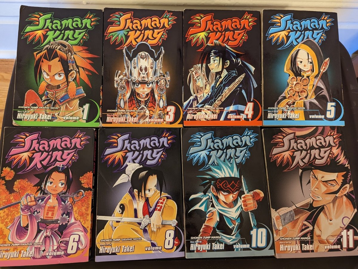 Lotto manga Shaman King 1, 3-6, 8, 10, 11, 13 - tutti prima stampa