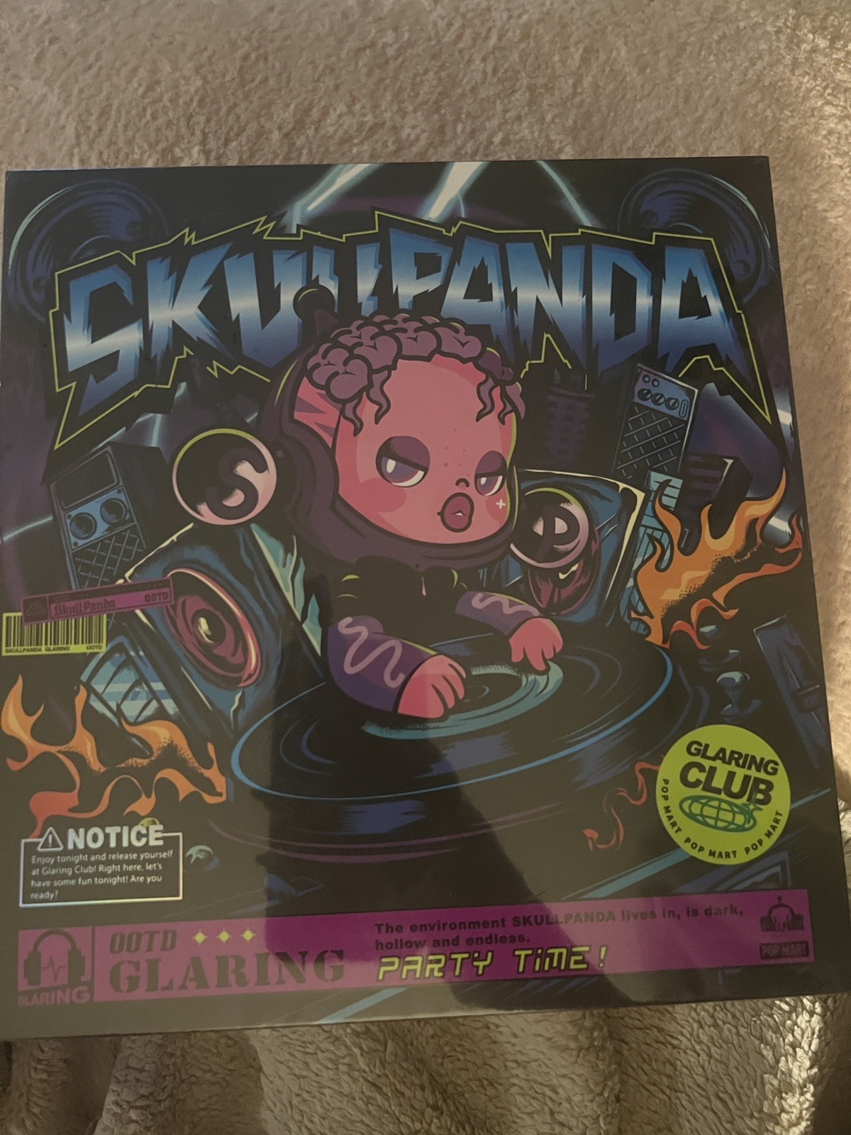 Pop Mart Skullpanda OOTD Wild Green Action Figure HTF da collezione NUOVO SCATOLA SIGILLATA