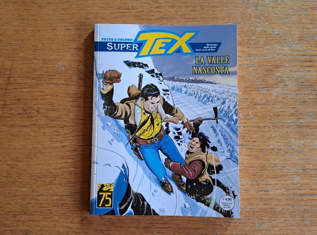 Super Tex n.22: "La valle nascosta", Bonelli Editore, agosto 2023, a colori